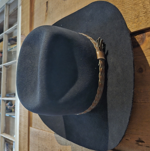 SMITH Classic Black Western Hat - Picture 2 of 5